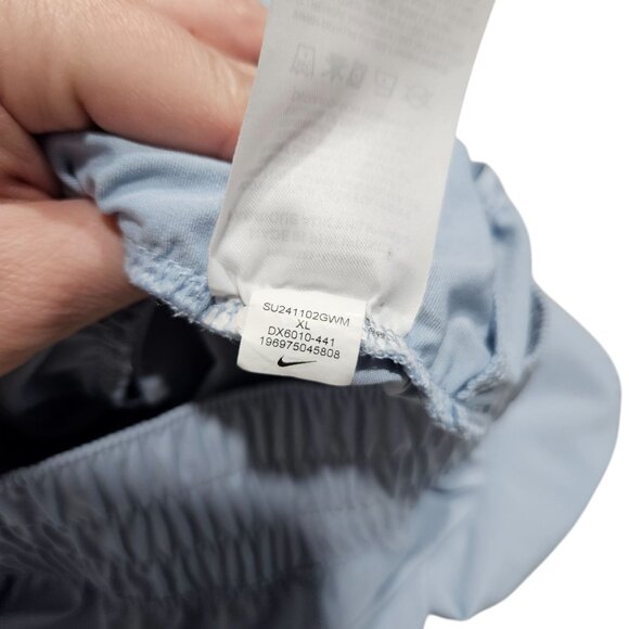 Nike Dri-Fit Light Blue XL Running Shorts‎ Womens Elastic Waistband Summer 2024 - Picture 7 of 9